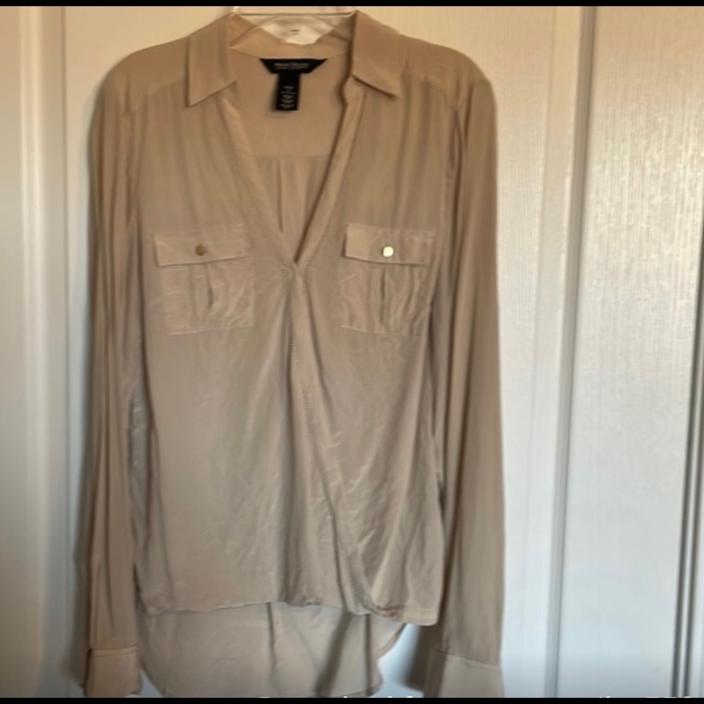 White House/Black Market silk blouse size 6